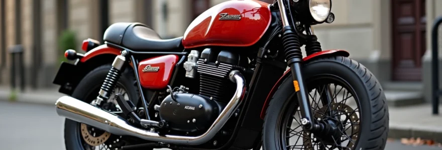moto custom rétro